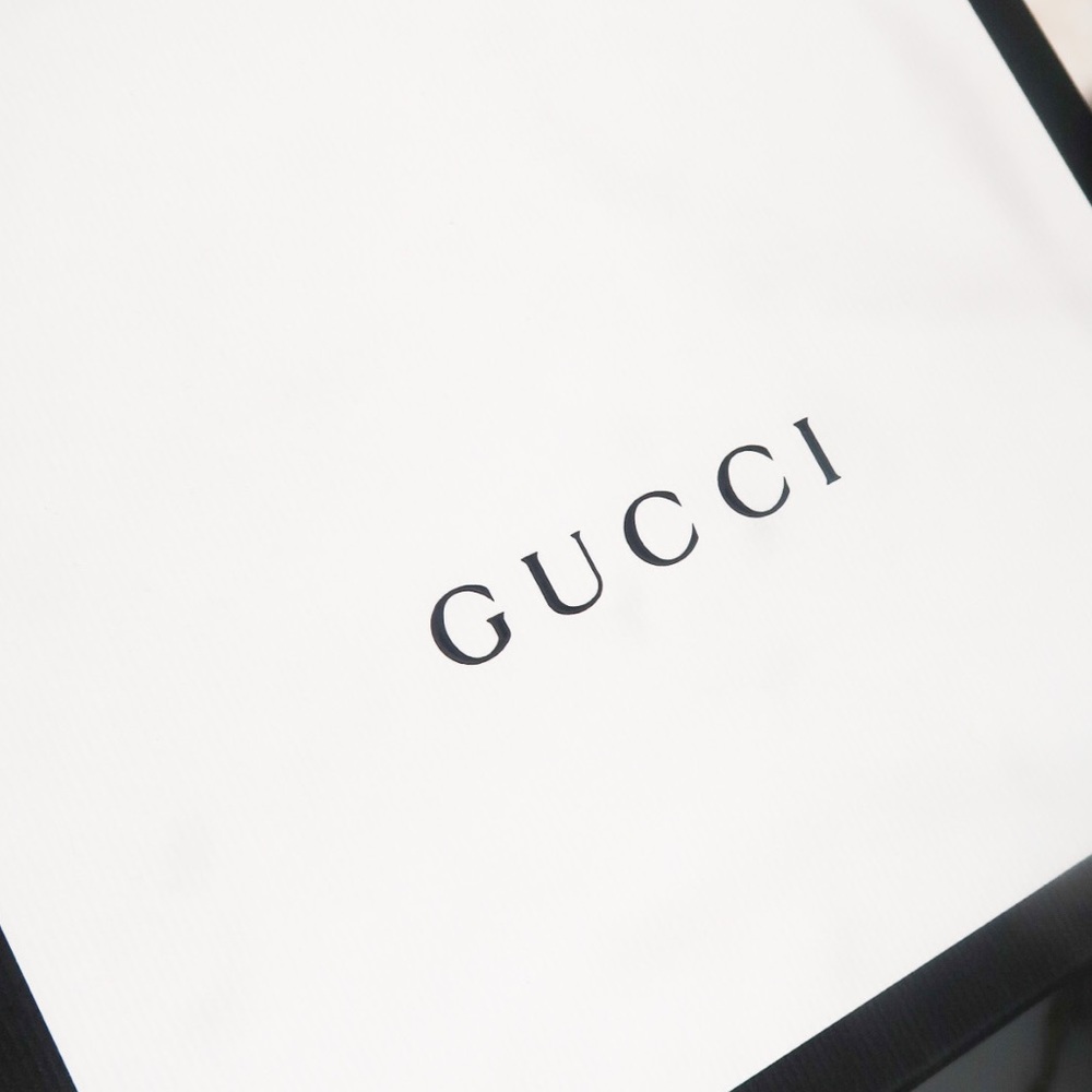 ✨Sold✨ NIB Gucci Authentic Peyton Web Stripe Leather Loafers Size 6.5 7.5 - Picture 9 of 10
